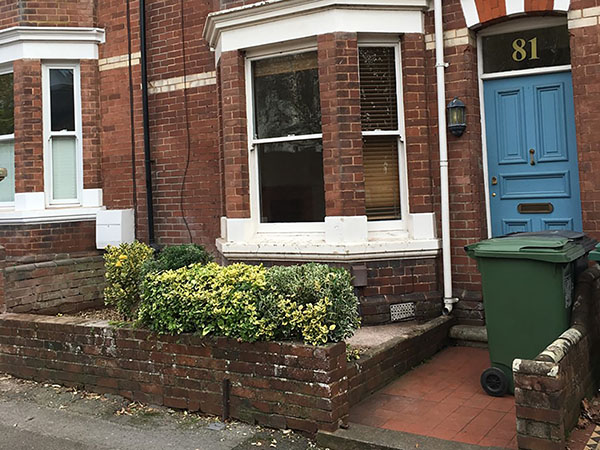 Re-turf front garden